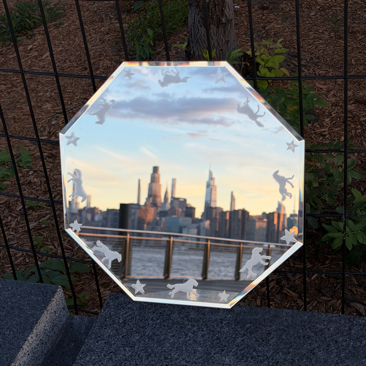 'Round and 'Round Mirror