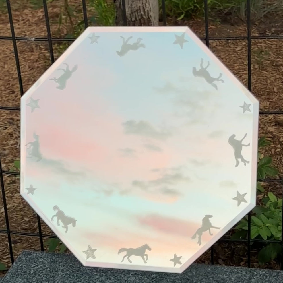 'Round and 'Round Mirror